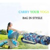 Vianber Yoga Mat Bag, Foldable Canvas Yoga Exercise Mat Tote