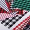 20 Pieces 25 x 25 cm Tartan Check Fabric Polyviscose