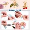 Glarks 32Pcs Metal Star Heart Moon Dolphin Shape Clasp, 4