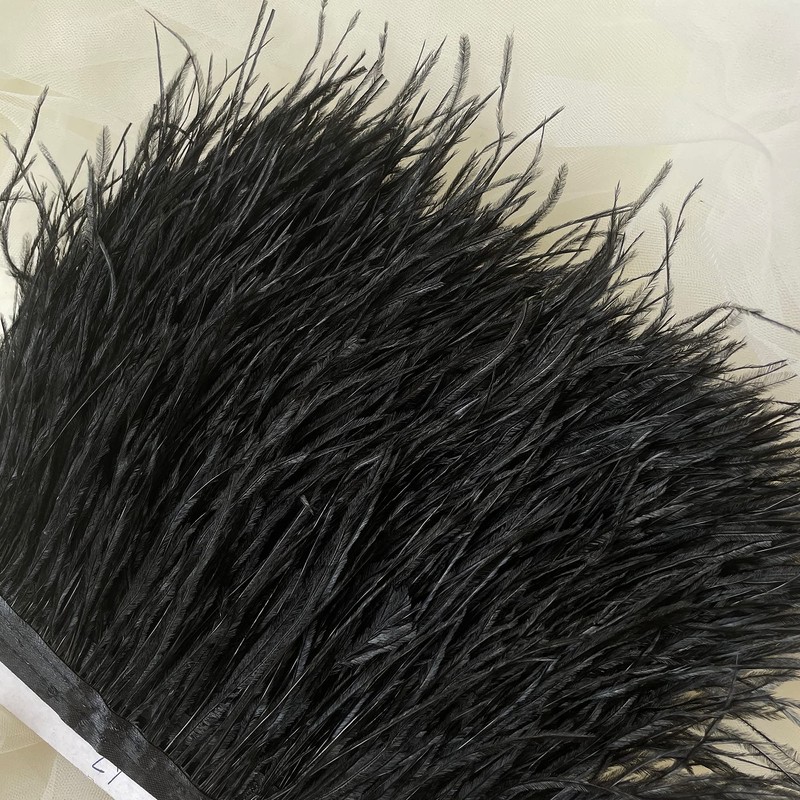 34 Colours Quality Ostrich Feather Trimming Fringe for Millinery Craft