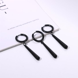 Zoro Piercing Ring, 18G Hoop Earrings Set: Stainless Steel Earrings, Simple, Stylish, Men's, Women's, Fashion, Accessories, Perfect for Roronoa Zoro Cosplay, Stainless Steel