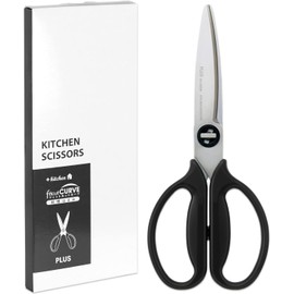Plus Fit Cut Curved Kitchen Shears Black Disassemble Dishwasher Safe 35-719