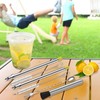 6-Piece Professional Lemonade Stand Kit,Includes 2pcs 316 Stainless streel Straw