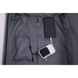 TREATLIFE HOME 24-Inch Lightweight Suitcase for Effortless Travel, Includes USB Port and Wheel Lock, Stylish Black Design