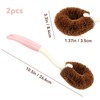 2 Pack Kitchen Scrub Brushes for Cleaning Dish Brush with