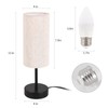 RISLG Small Table Lamp, Bedside Table Lamp for Bedroom, Lamp