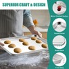TeamFar Baking Sheet Set of 3, 16/12.5/9.3 Inch Stainless Steel