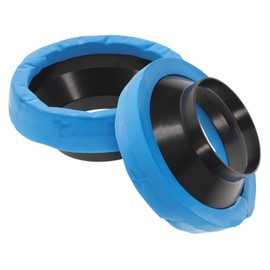 OSALADI 2pcs Toilet Seal Ring Wax Ring Gasket for Toilet Bowl High Polymer Rubber Easy Installation Leakage Eliminates Sewage Odors