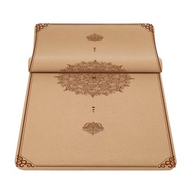 Esterilla de Yoga de Corcho Antideslizante de Primera Calidad, Gruesa y de Alta Calidad, Ideal para Ejercicios de Yoga, Pilates y Entrenamientos en ca