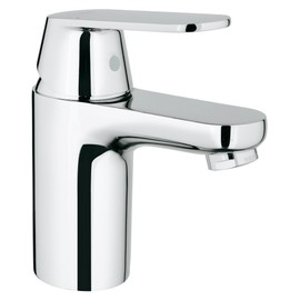 Grohe 3287700A Eurosmart Cosmopolitan Single-Handle Single-Hole Bathroom Faucet Without Pop Up, 1.2 GPM, S-Size, Starlight Chrome