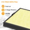 AP303 AP304 Replacement Filters, Compatible with DAYETTE ＆ FRESHDEW Air