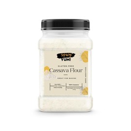 Spicy Yum! Cassava Flour Gluten-Free, Grain-Free, Paleo & Keto Friendly – All-Purpose Flour for Baking & Cooking (Non-GMO, Nut-Free) (2.5 lbs. (40 oz.))