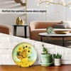 Mocoosy 4 Inch Plate Stands for Display - Black Iron