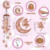 INFUNLY Fairies Wind Chimes for Outside 5.5"×5.4" Metal Windchime with