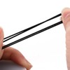 SEUNMUK 2 Roll 1mm Black Elastic String, 200m Elastic Beading