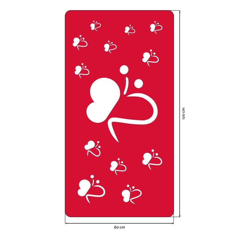 ROTH Kinder-Badetuch - Tyrannosaurus, 60x120 cm, platzsparendes und schnell trocknendes