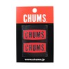 (Chums) Chums tyamusurogoenbosusutekka- CH62 – 1125 Chums Logo Emboss sticeri , red