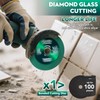 Taoskai 5 Pack 4 inch Glass Cutting Disc for Angle