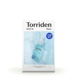 Torriden Dive in Mascarilla Facial con Ácido Hialurónico de Bajo Peso Molecular, 27 Ml