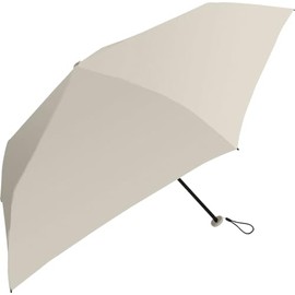 Nakatani AMANE Men's Folding Umbrella, Air+ Light Gray [834-008], Hand Opening, Rib Size: 23.6 inches (60 cm)