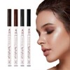 2024 Upgraded 3D Microblading Pencil, Natural Eyebrow Eyebrow Pencil, 4 Head Eyebrow Pencil, 2pcs 3D Magic Microblading Eyebrow Pencil, Dark brown waterproof long-lasting makeup (all4PCS)