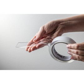 Duck Max Strength Double-Sided Gel Tape with Nano-Grab Technology, Heavy Duty, Multi-Purpose & Removable Adhesive, 0.94 in. x 10 ft, Clear, 2 Rolls
