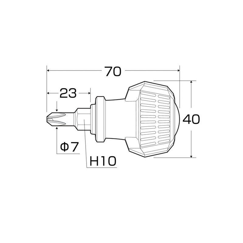 ANEX Screwdriver Penetration Bisbreaker, Allidora Jr. (Starby) +3 x 23