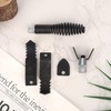 5pcs Drain Snake Drill Attachment Kit, 4 Shapes Manganese Steel