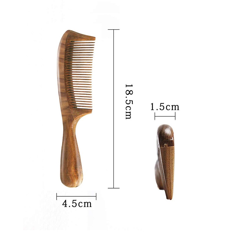 Orienex Comb, Wooden, High-end, Anti-Static, For Hair Combing and Scalp