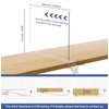 HBlife 12 Inches Tall [Extra Tall Version] Clear Shelf Dividers,