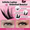 Lash Clusters Kit Eyelash Clusters Bunny Eye Cluster Eyelash Extensions