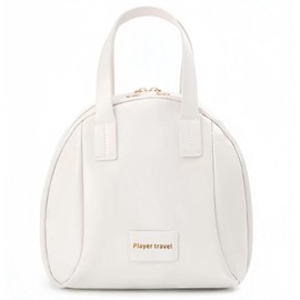 Travel Makeup Bag，Double Zipper Cosmetic Bag for Women and Girls，Easy-To-Clean Waterproof Cosmetic Bag in Pu Leather，Portable Makeup Bag Organizer with Compartments，Large Space Makeup Bag (white)