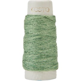 Cosmo LECIEN Hidamari Sashiko Thread, Approx. 98.8 ft (30 m), Col.202, Green Spec 89
