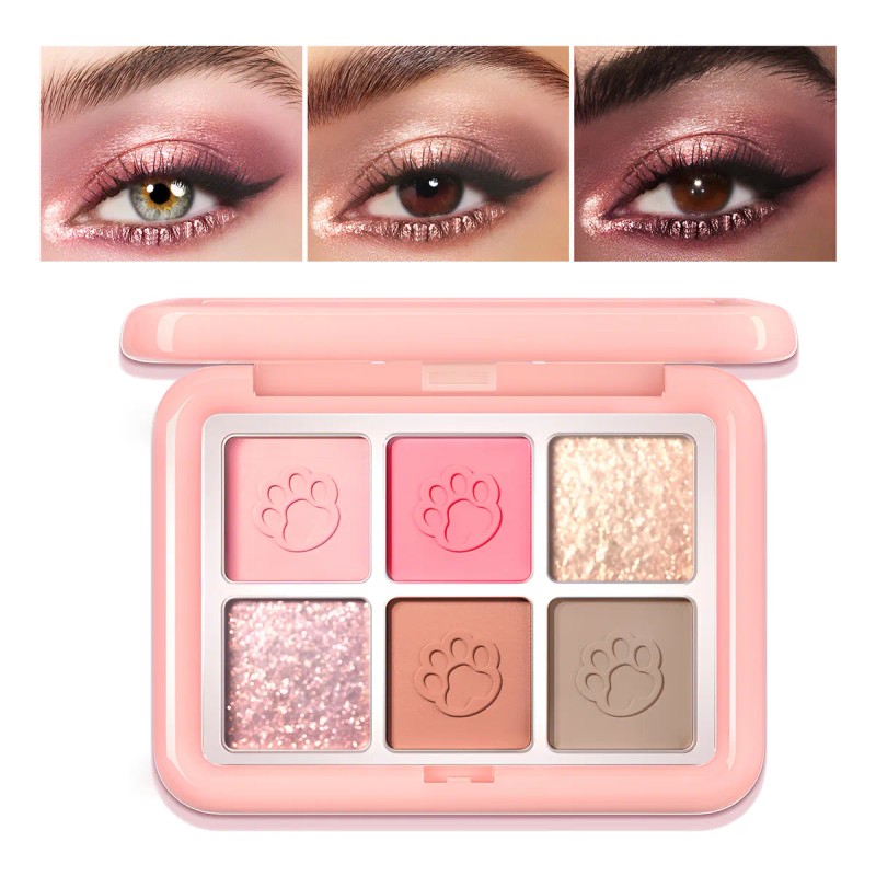Paletas De Sombras De Ojos Varios Tonos Color De La