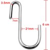 Baoswi Pack of 20 Heavy Duty S Hooks 6cm S