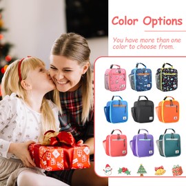 CaCTOUR Lunch Box Kids,Premium Insulated Lunch Bag for Girls Boys,Soft Bag Mini Cooler Back to School Thermal Reusable Lunch Bag for Work School Picnic (Star Rainbow)