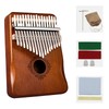 17 Keys Thumb Piano WorthPlanet Wood Finger Piano Kalimba Thumb