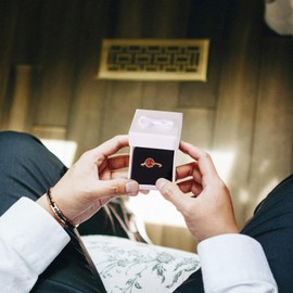 Cheriswelry 12Pcs Small Ring Box with Bow 2.03"x 2.03" Square Jewelry Display Box Paper Box with Lid for Weddings Anniversary Valentines Christmas Birthdays Engagement