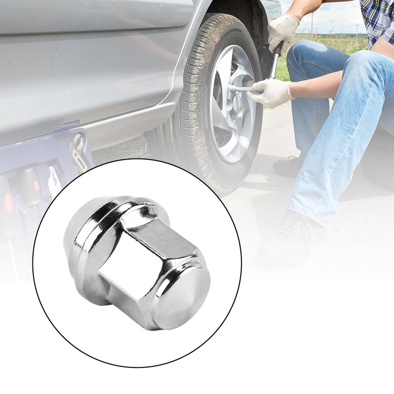 Enwye 10PCS Wheel Nut M14x1.5 Hex 21mm Side 37mm Length