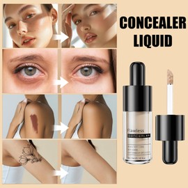 Concealer Stick - Long Lasting & Full Coverage Under Eye Concealer, Easy to Blend Concealer Serum, Vegan & Cruelty-Free (white)