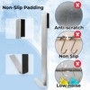 WLLHYF 2 Pack Shower Door Hooks, 10" Bathroom Towel Hooks