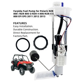 Farpida 47-1011, 2204403, 2521201 Fuel Pump Assembly Compatible with Polaris RZR 800 /RZR 800 S/RZR 4 800/RZR 4 S 800 EFI EPS 2011 2012 2013 Replace# 47-1011, 2204403, 2521201