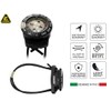 Cressi Brújula con soporte elástico adaptable para buceo, fácil de