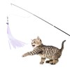 Feather Teaser Cat Toy, KELIFANG 7PCS Replacement Cat Teaser Wand