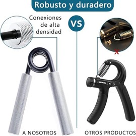 5Pcs Fortalecedor de Agarre de Mano, Hand Grip Entrenador de Antebrazo, Pinzas para Entrenamiento de Manos 50/100/150/200/ 250 lbs para El Hogar, Gimn