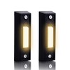 2 Pcs Lighted Doorbell Button, Wired Door Bell Push Button
