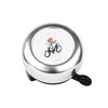 NKlaus 16207 Bicycle Bell for Boys 5.5 cm Silver with
