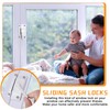 Nkiy Quen 4 Pack Windows Sash Lock-Sliding Window Sash Locks