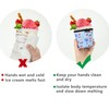 2 Pack Beach Style Pattern Print Size Ice Cream Sleeves