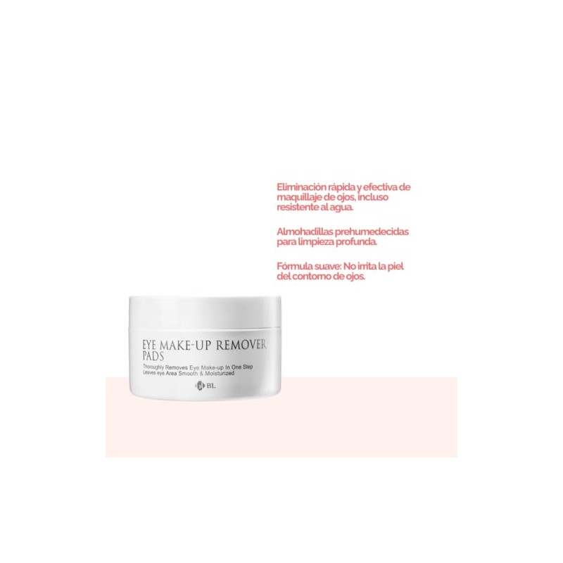 Desmaquillante en toallas Blink, libres de aceite. Eye Makeup Remover